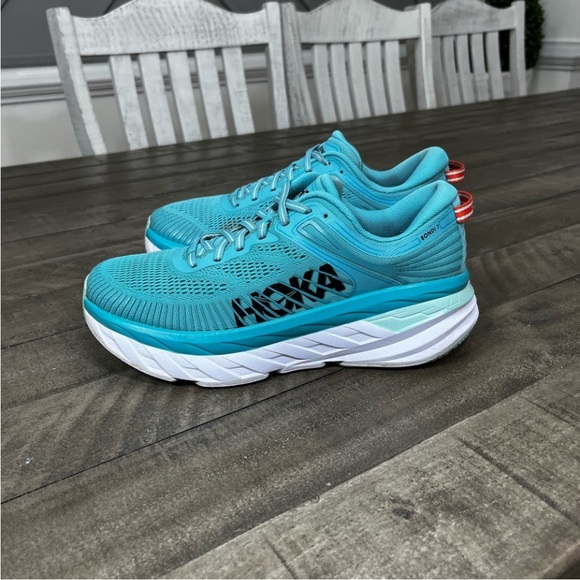 Hoka One One Aqua Athletic Sneakers Sz 7 - Picture 2 of 6